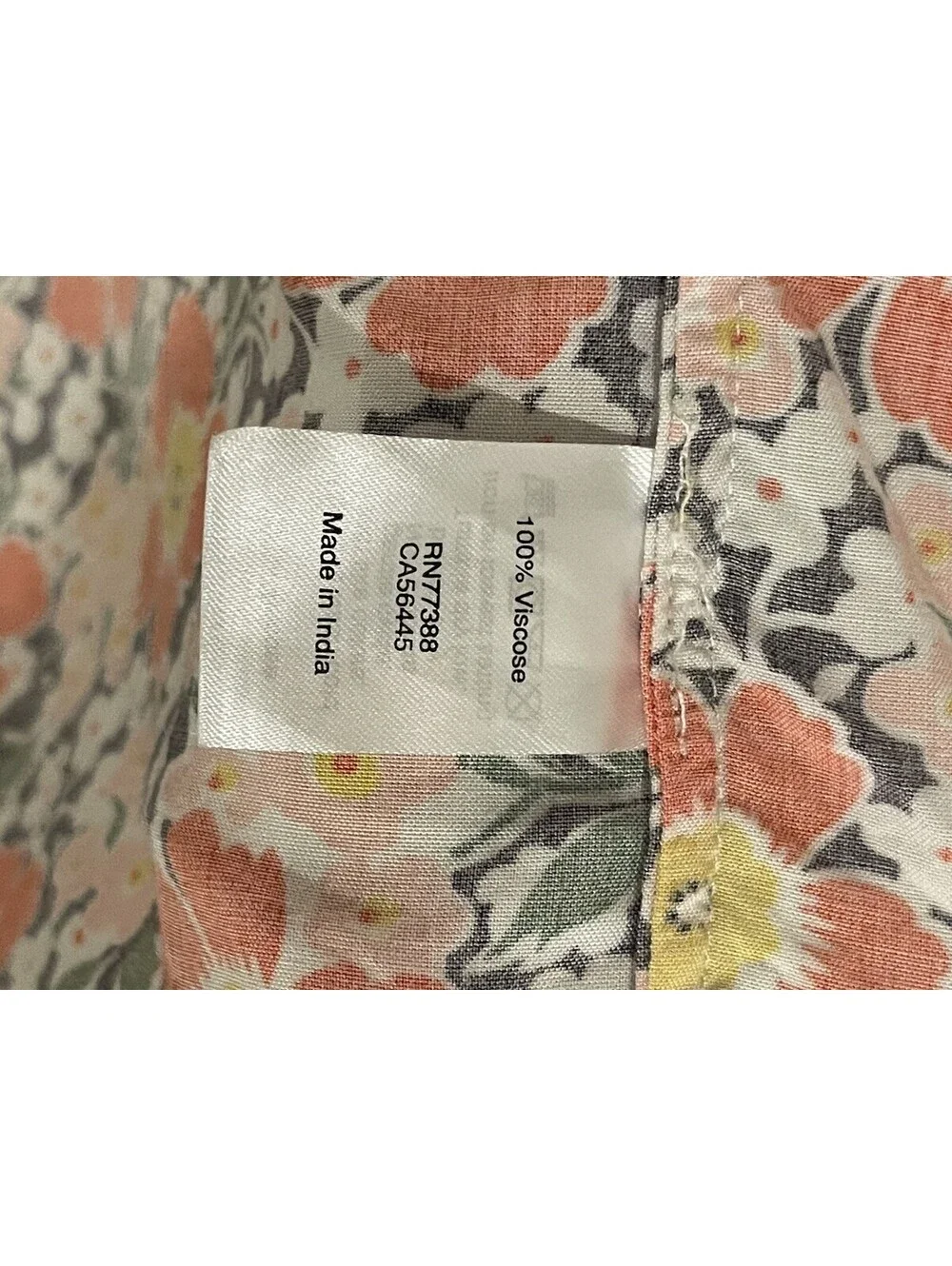 J Crew Mercantile Multi color Floral Dress with Tie Size XXS cap sleeve